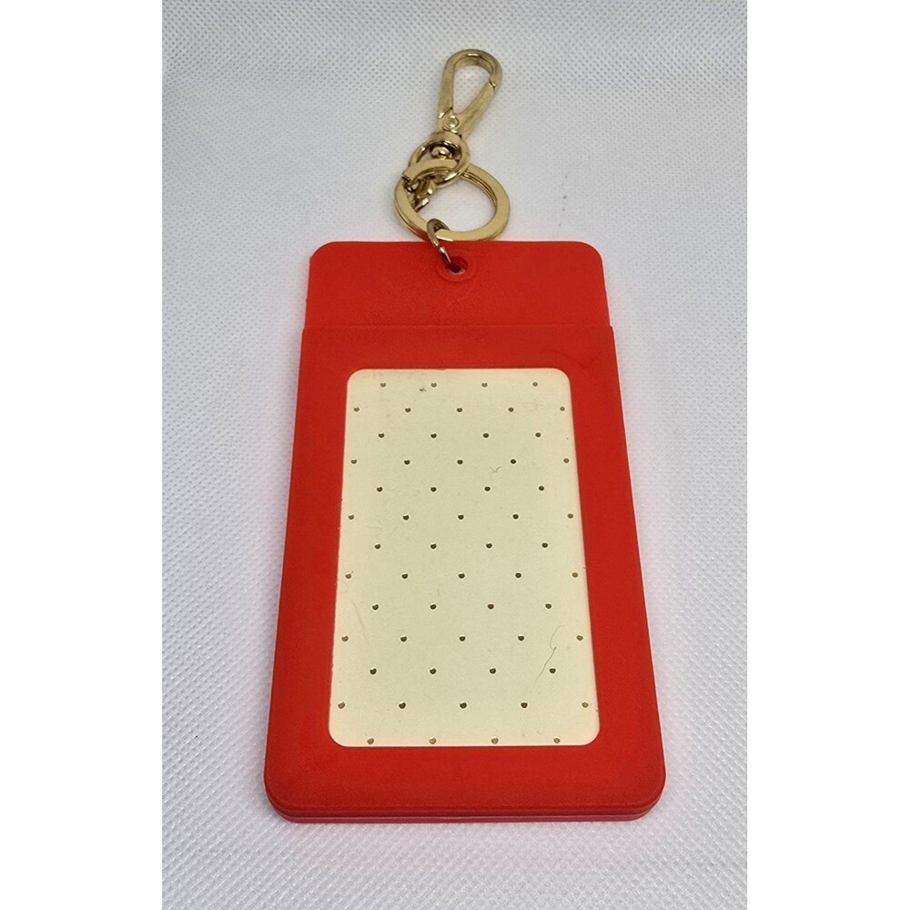 Kate Spade New York Gold Metal Spade Logo Key Fob Chain Ring Accessory 04 - Picture 3 of 3